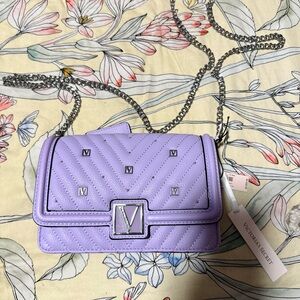 Victoria's Secret Lavender Quilted Crossbody Bag